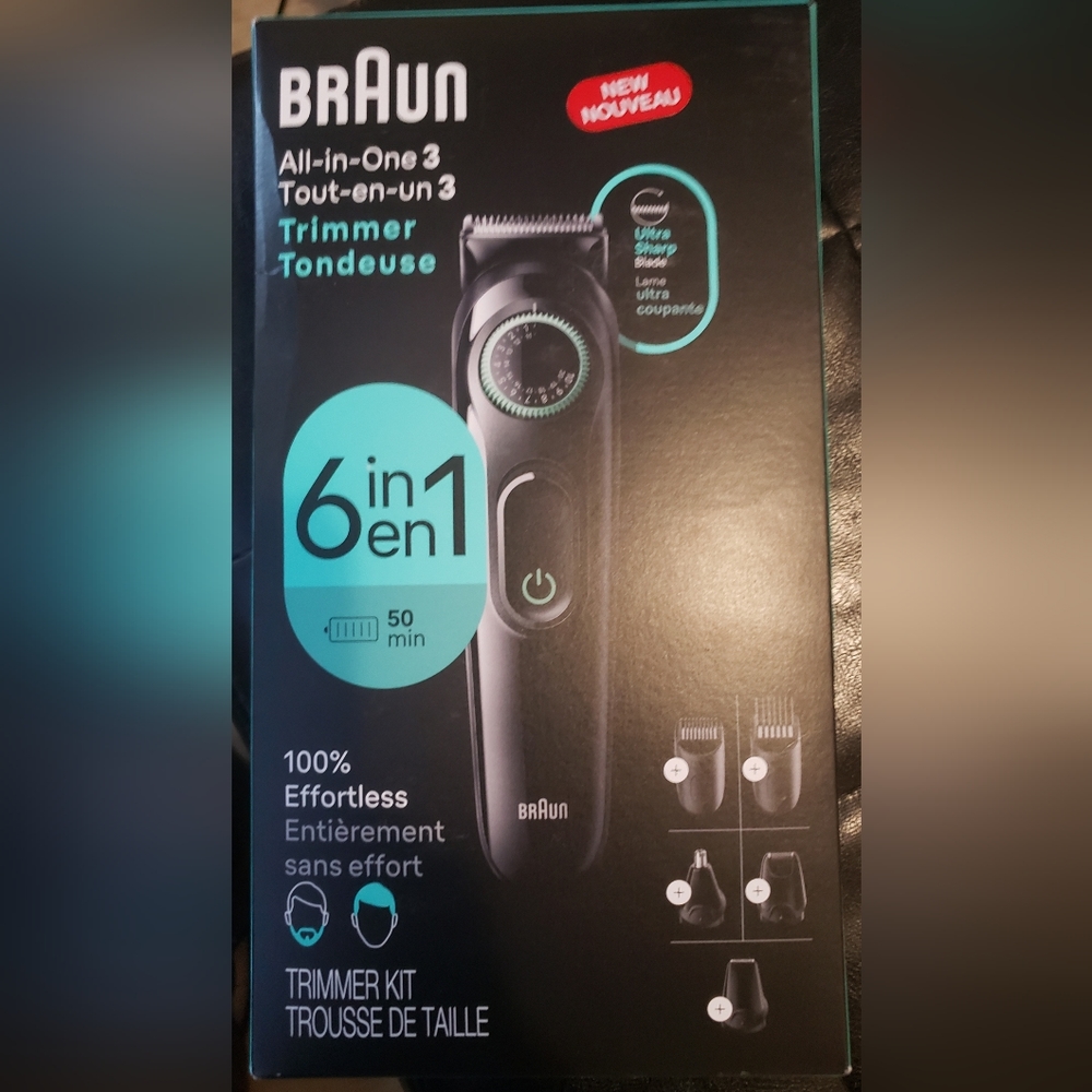 BRAUN 6 in 1 trimmer